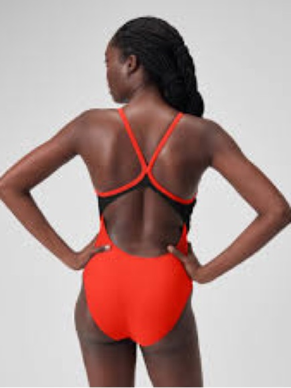 Speedo Colorblock Racerback One Piece - Picture 2 of 6